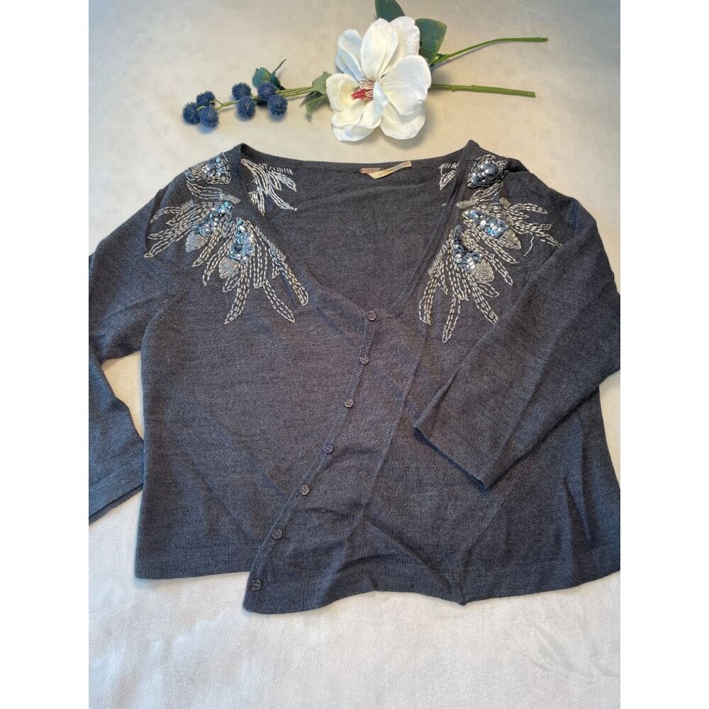 Free People Whimsigoth Cardigan Whimsygoth Design Knit Womens Y2K Size M